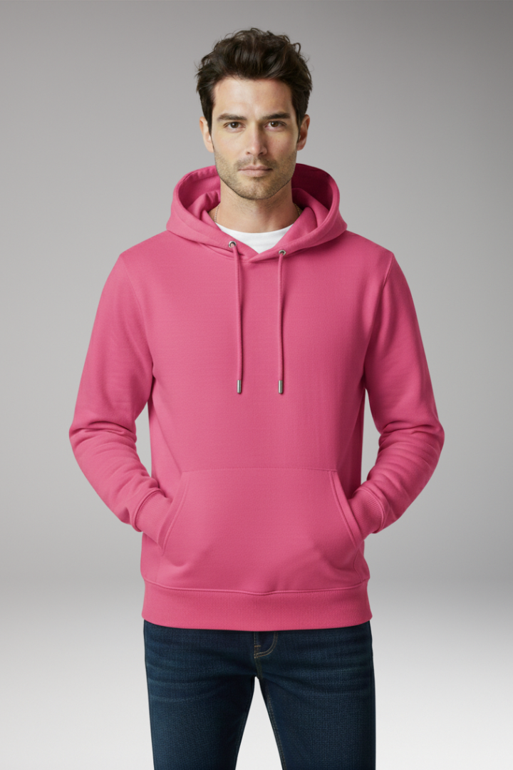 Men's Hooded Sweatshirt Adjustable Kangaroo Pocket