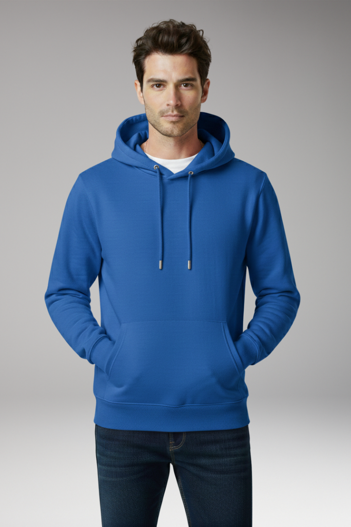 Men's Hooded Sweatshirt Adjustable Kangaroo Pocket