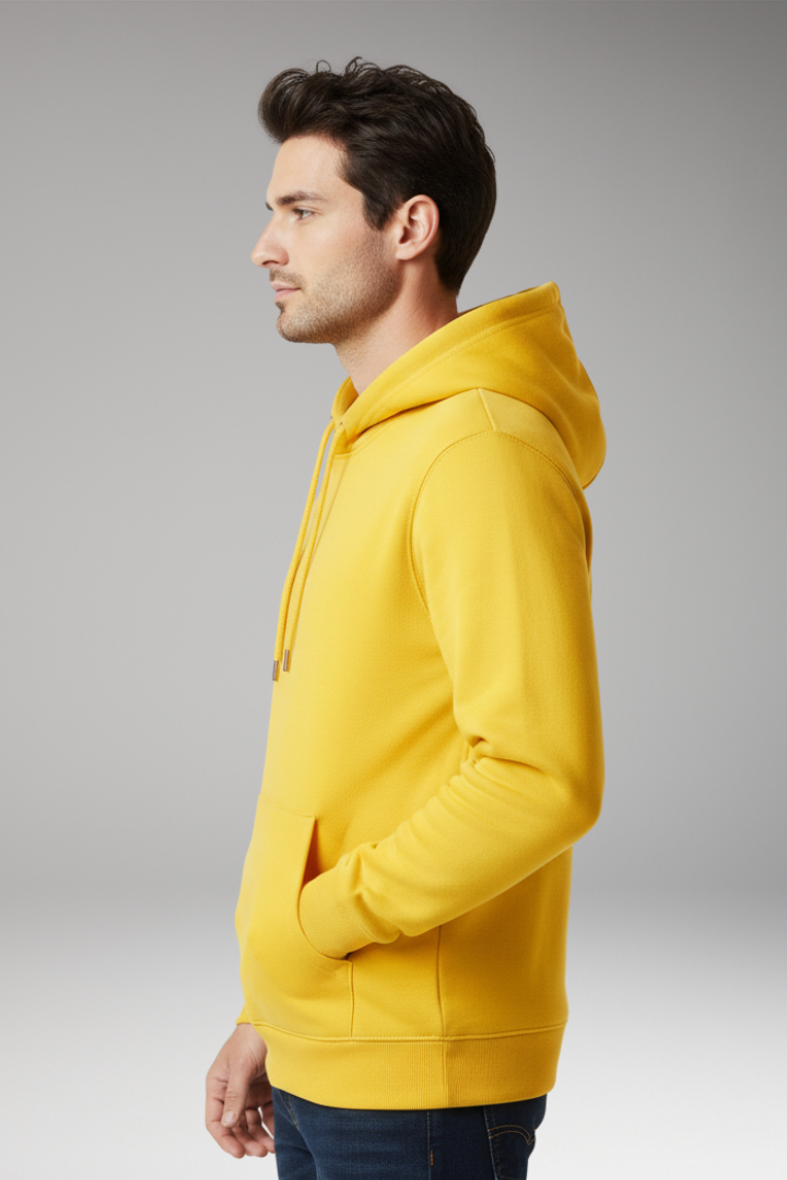 Men's Hooded Sweatshirt Adjustable Kangaroo Pocket