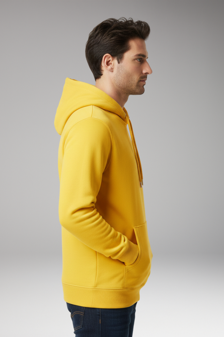 Men's Hooded Sweatshirt Adjustable Kangaroo Pocket