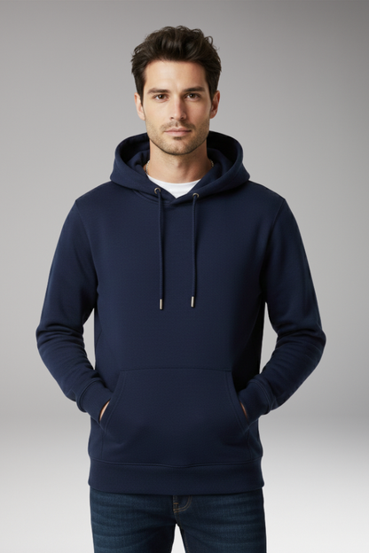Men's Hooded Sweatshirt Adjustable Kangaroo Pocket