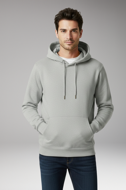 Men's Hooded Sweatshirt Adjustable Kangaroo Pocket