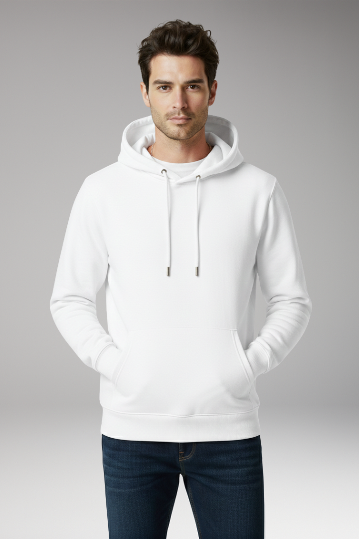 Men's Hooded Sweatshirt Adjustable Kangaroo Pocket