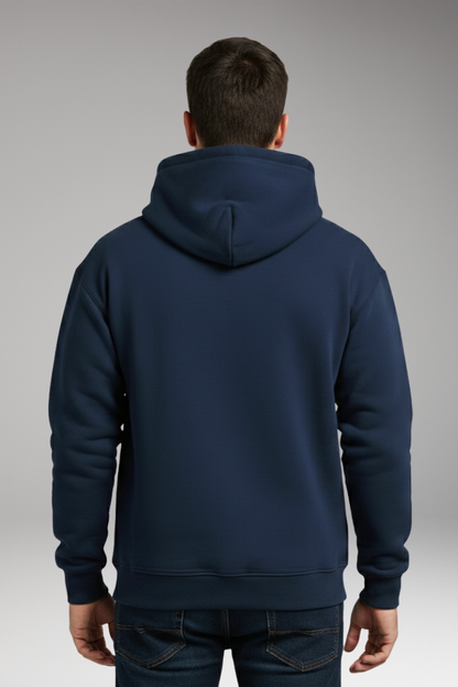 Men's Hooded Sweatshirt Adjustable Zip Pockets