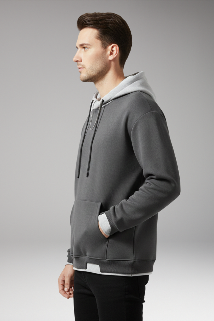 Men's Hooded Sweatshirt Drawstring Kangaroo Pocket