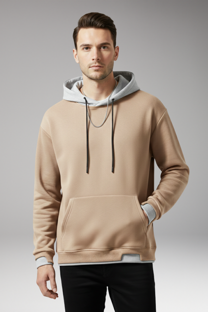 Men's Hooded Sweatshirt Drawstring Kangaroo Pocket