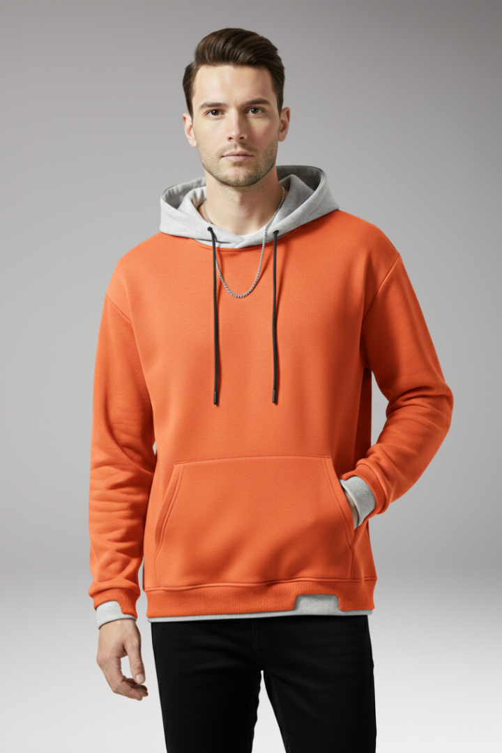 Men's Hooded Sweatshirt Drawstring Kangaroo Pocket