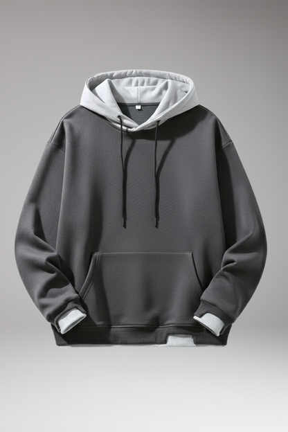 Men's Hooded Sweatshirt Drawstring Kangaroo Pocket - Vonnera