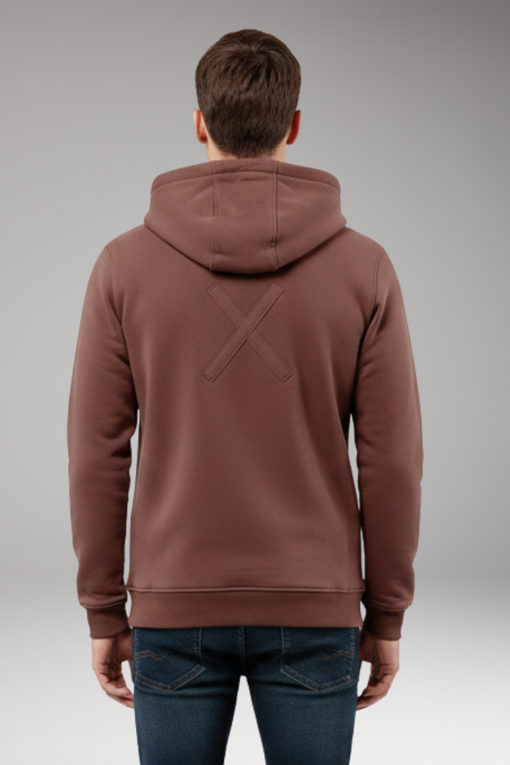 Men's Half Zip Hoodie Chest Pocket
