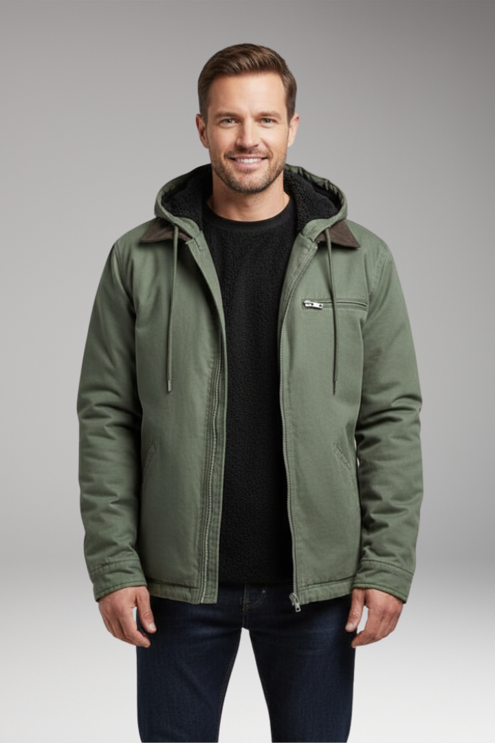 Men's Hooded Zipper Jacket