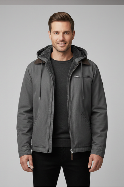 Men's Hooded Zipper Jacket