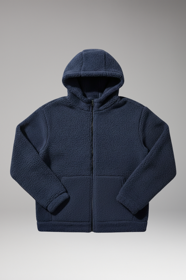 Men's Hooded Jacket Zipper Closure - Vonnera