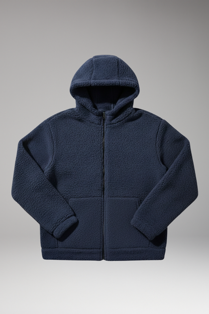 Men's Hooded Jacket Zipper Closure - Vonnera