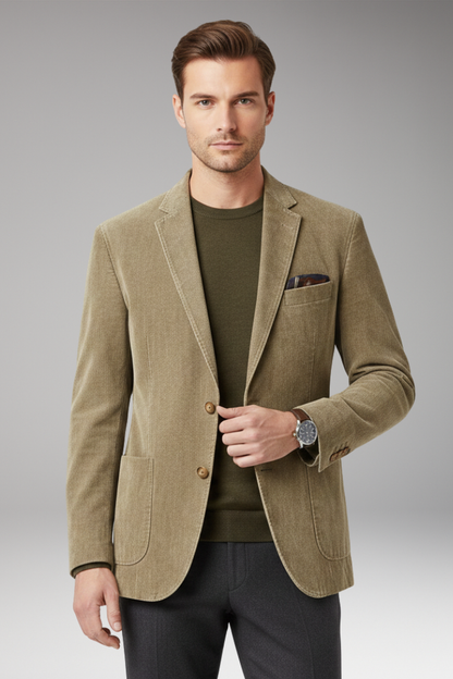 Men's Two-Button Blazer Jacket