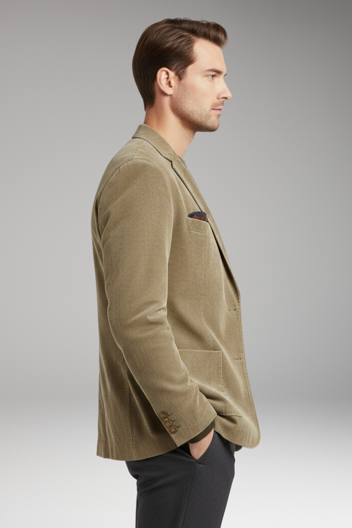 Men's Two-Button Blazer Jacket