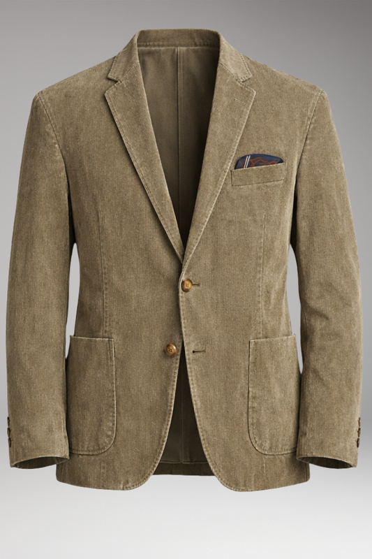 Men's Two-Button Blazer Jacket - Vonnera