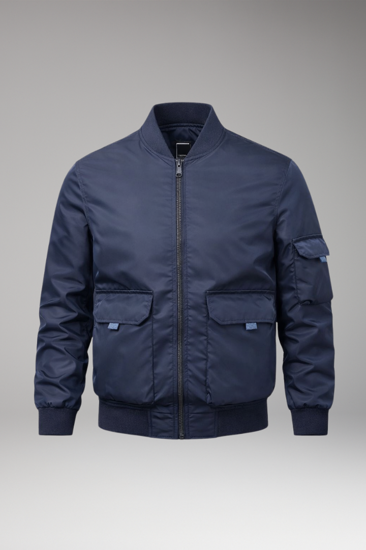 Men's Jacket Practical Pockets Elastic Cuffs - Vonnera