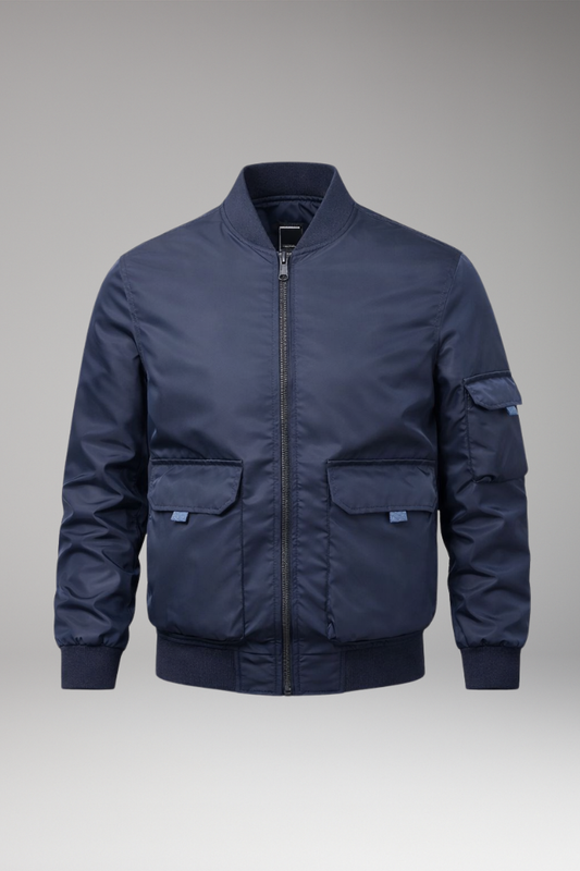 Men's Jacket Practical Pockets Elastic Cuffs - Vonnera