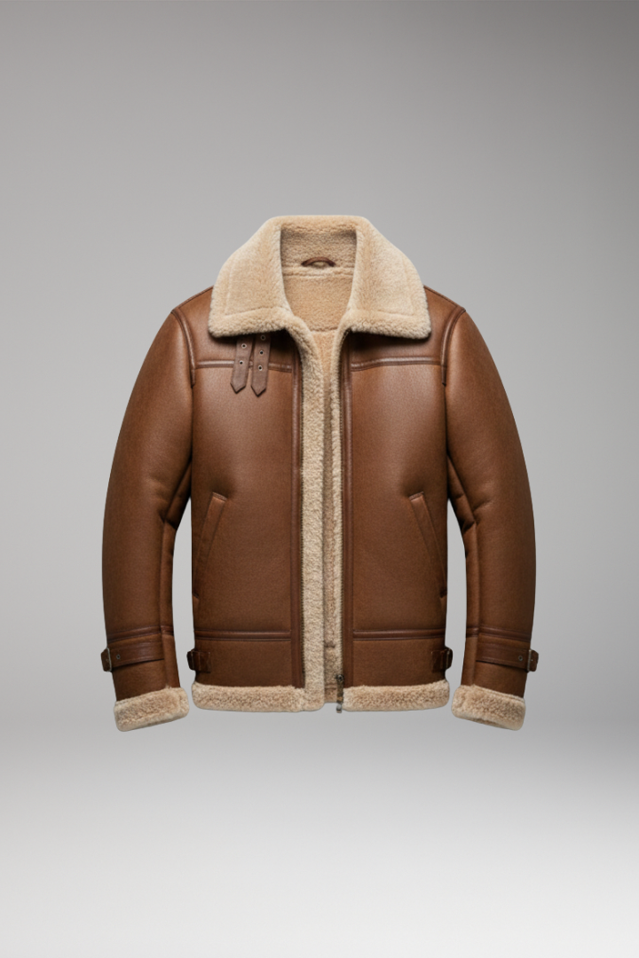 Men's Synthetic Jacket Front Zipper - Vonnera