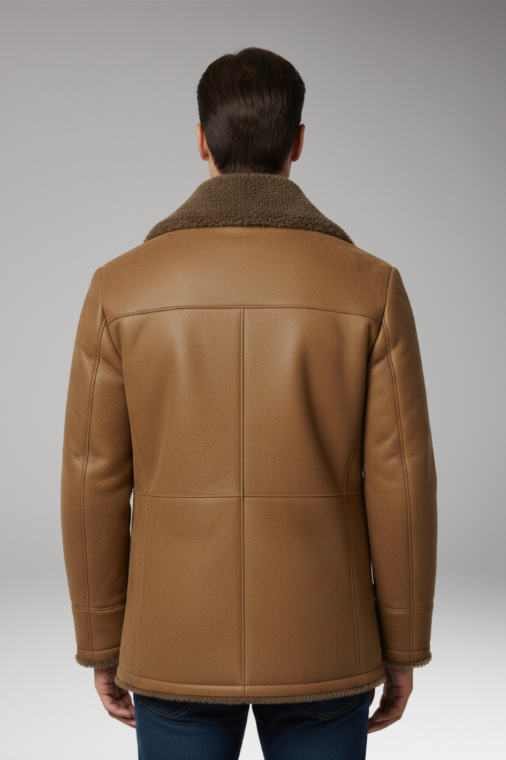Men's Fleece Jacket Wide Collar