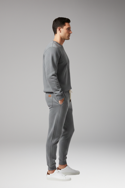 Men's Jogging Pants Drawstring Ribbed Cuffs