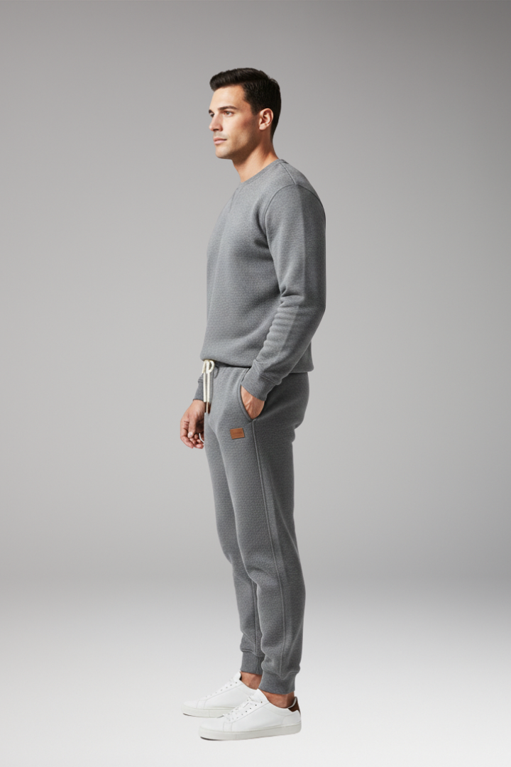Men's Jogging Pants Drawstring Ribbed Cuffs
