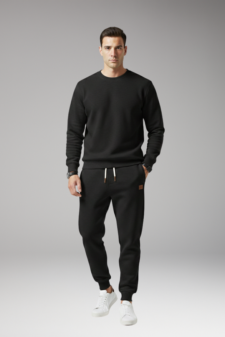 Men's Jogging Pants Drawstring Ribbed Cuffs