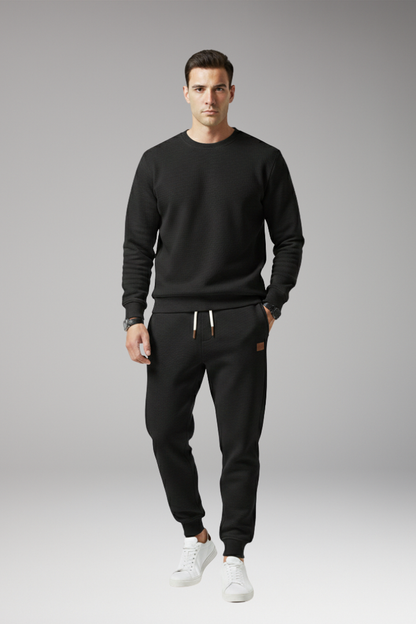 Men's Jogging Pants Drawstring Ribbed Cuffs