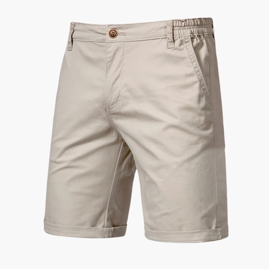Men's Knee Length Shorts Zip Fly Belt Loops - Vonnera