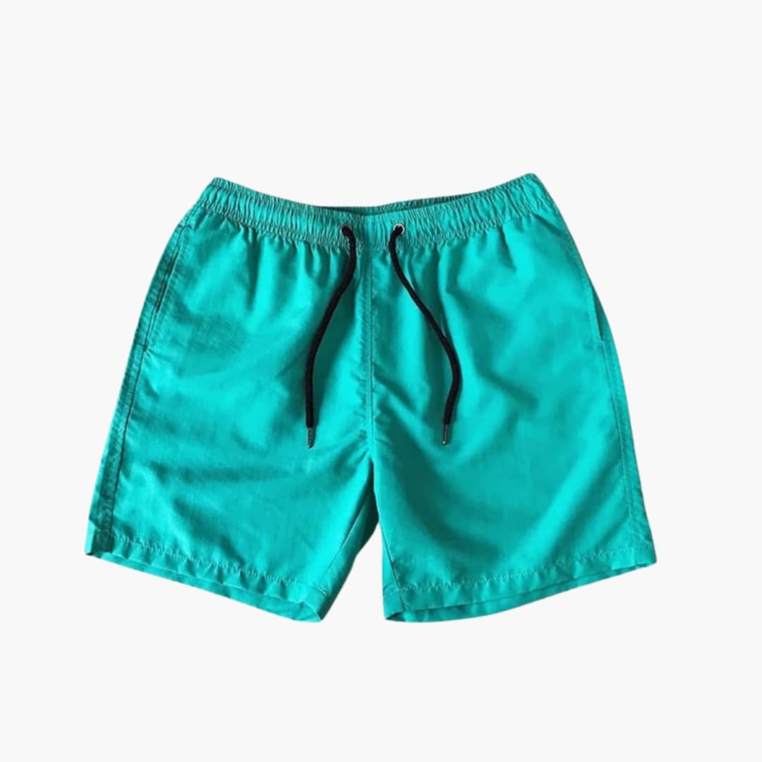 Men's Knee Length Shorts Drawstring Zip Pockets