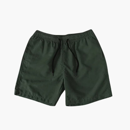 Men's Knee Length Shorts Drawstring Zip Pockets