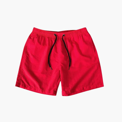 Men's Knee Length Shorts Drawstring Zip Pockets