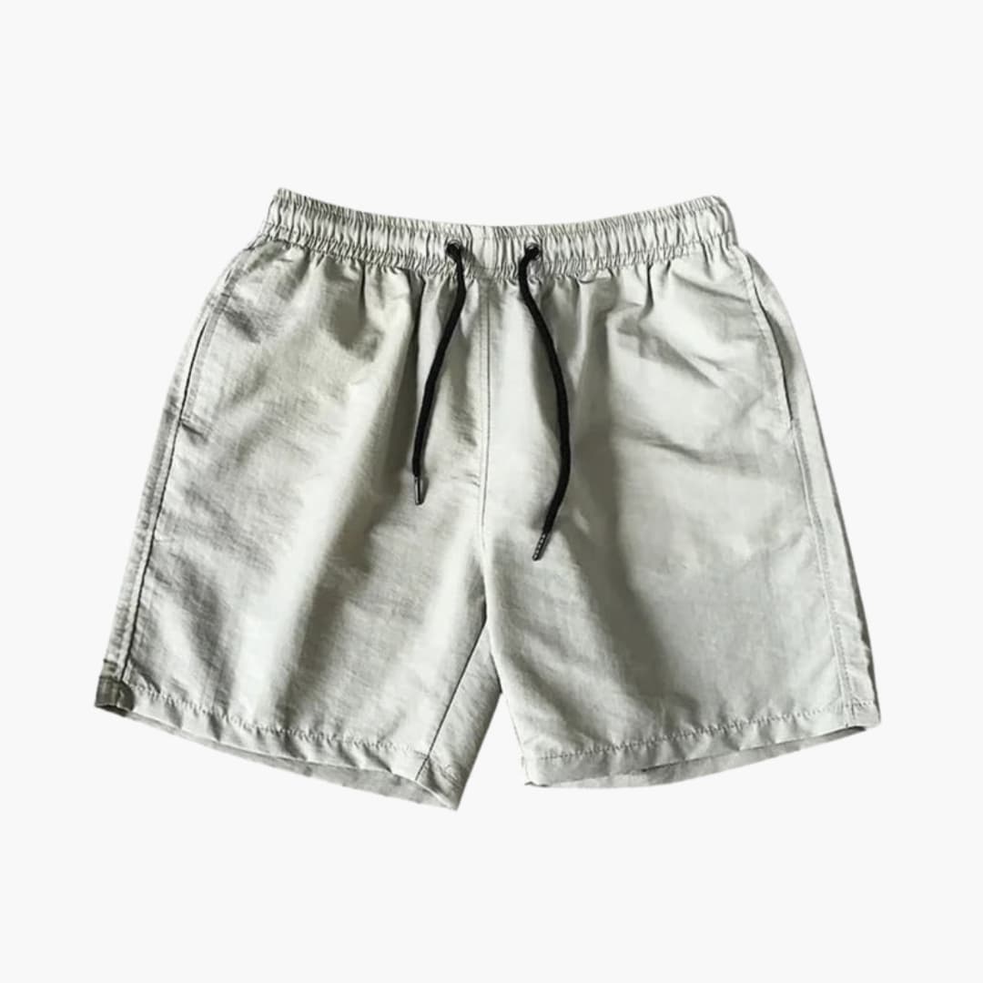 Men's Knee Length Shorts Drawstring Zip Pockets