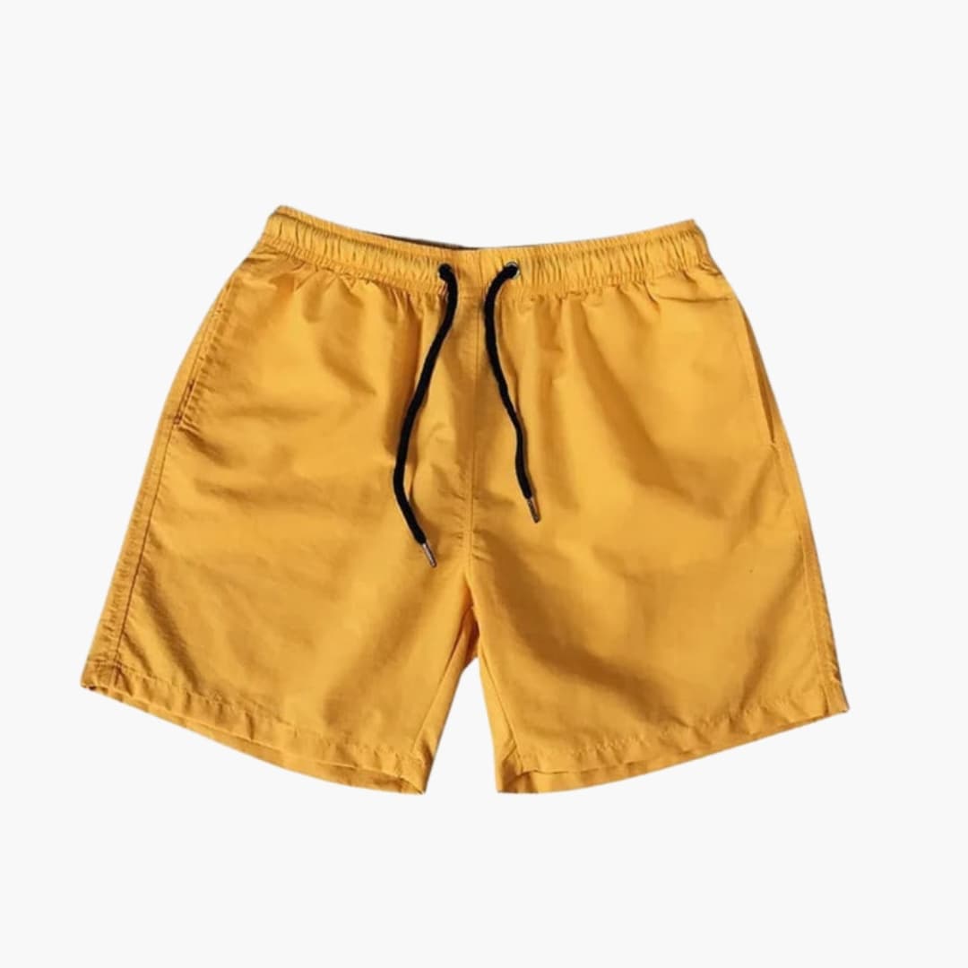 Men's Knee Length Shorts Drawstring Zip Pockets