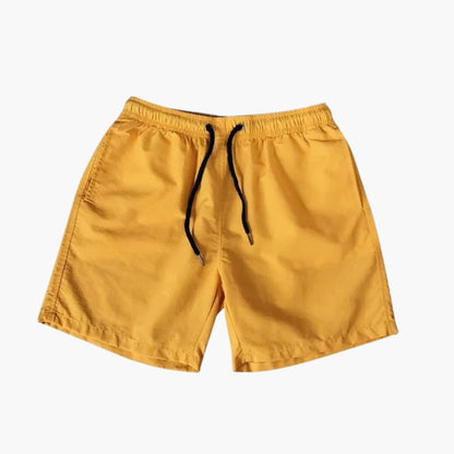 Men's Knee Length Shorts Drawstring Zip Pockets