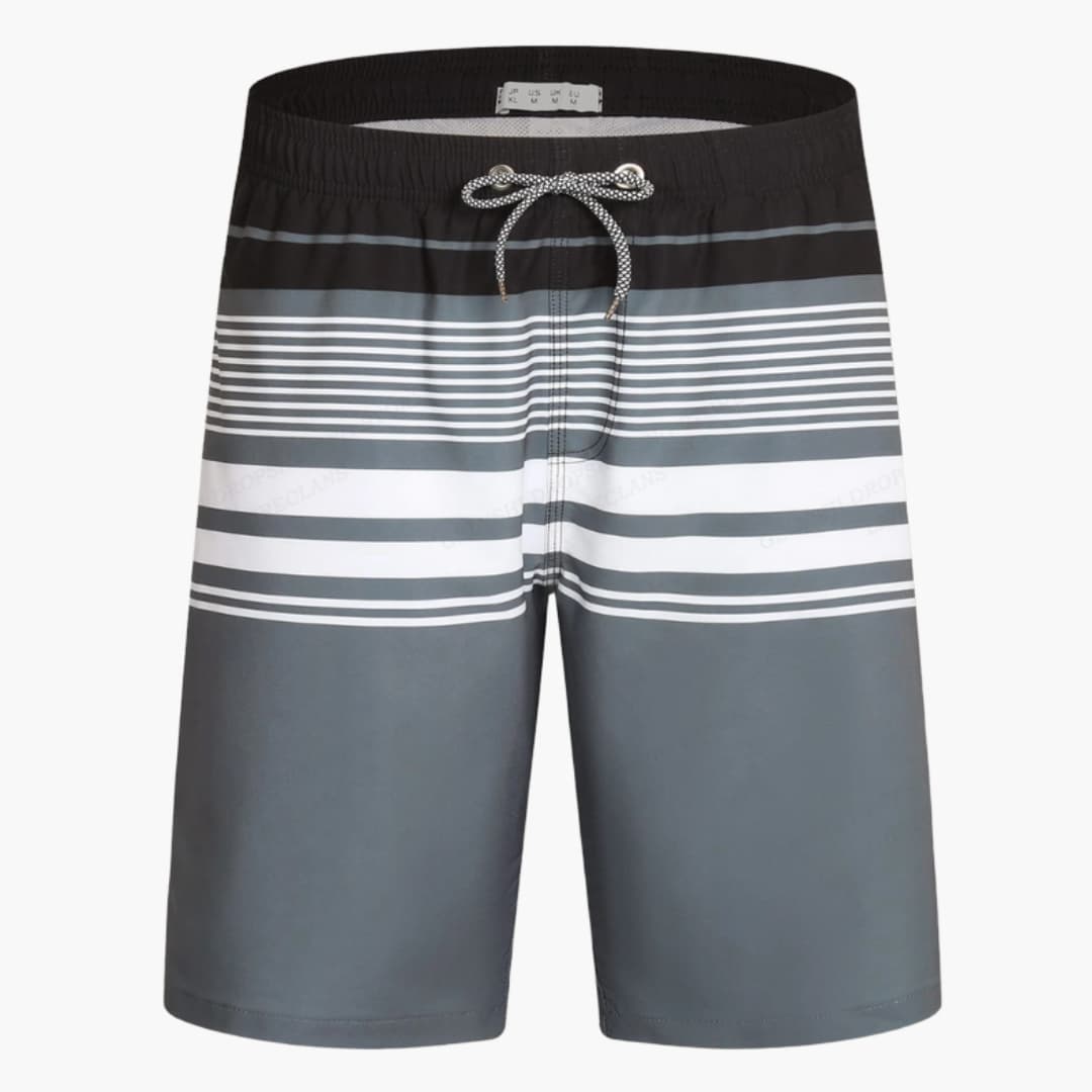 Men's Board Shorts Drawstring Waist Mid-Length