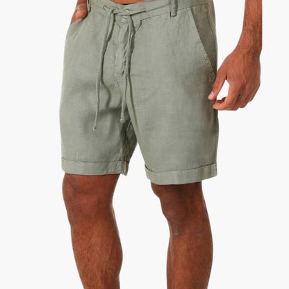 Men's Drawstring Shorts Side Pockets Mid-Length