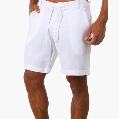 Men's Drawstring Shorts Side Pockets Mid-Length