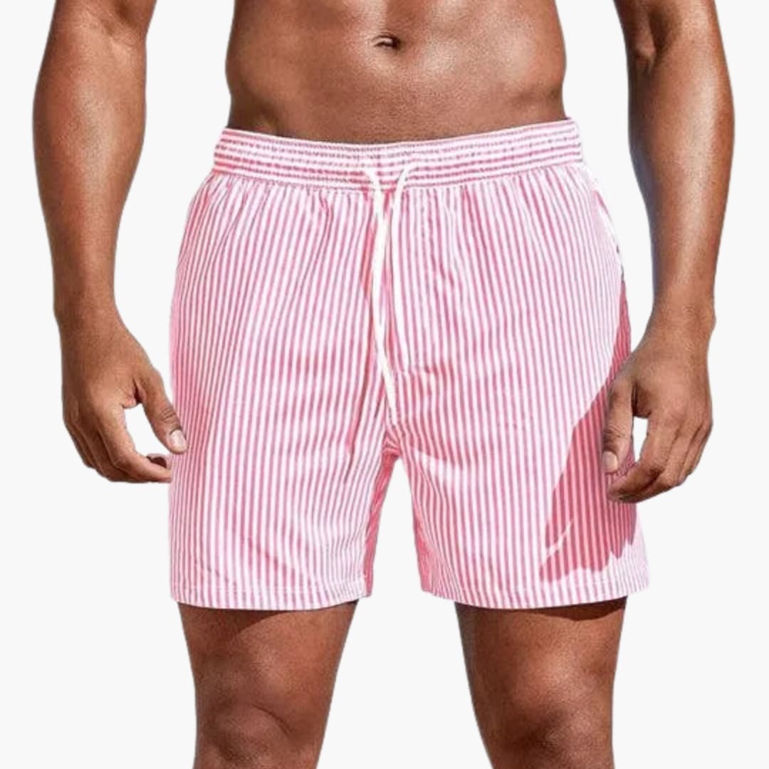 Men's Surf Shorts Drawstring Waist Mid-Length