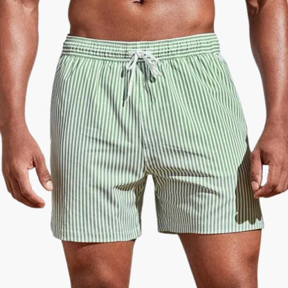 Men's Surf Shorts Drawstring Waist Mid-Length