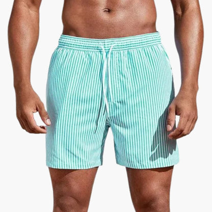 Men's Surf Shorts Drawstring Waist Mid-Length