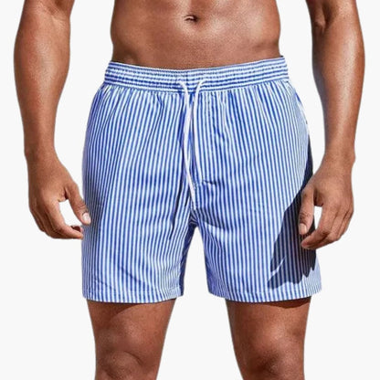 Men's Surf Shorts Drawstring Waist Mid-Length