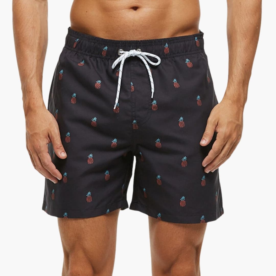 Men's Mid-Length Swim Trunks Drawstring