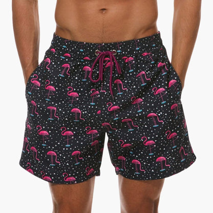 Men's Mid-Length Swim Trunks Drawstring