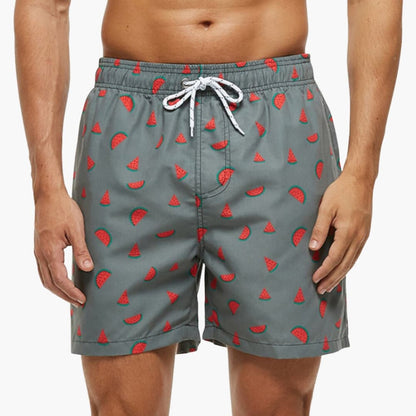 Men's Mid-Length Swim Trunks Drawstring