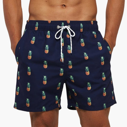 Men's Mid-Length Swim Trunks Drawstring - Vonnera