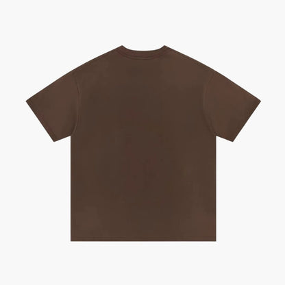 Men's Short Sleeve Crew Neck T-Shirt Oversized Dropped Shoulder