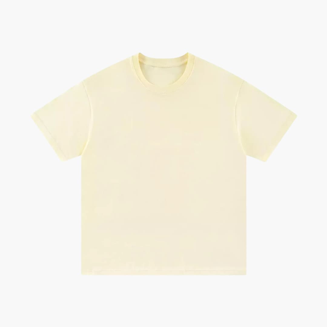 Men's Short Sleeve Crew Neck T-Shirt Oversized Dropped Shoulder
