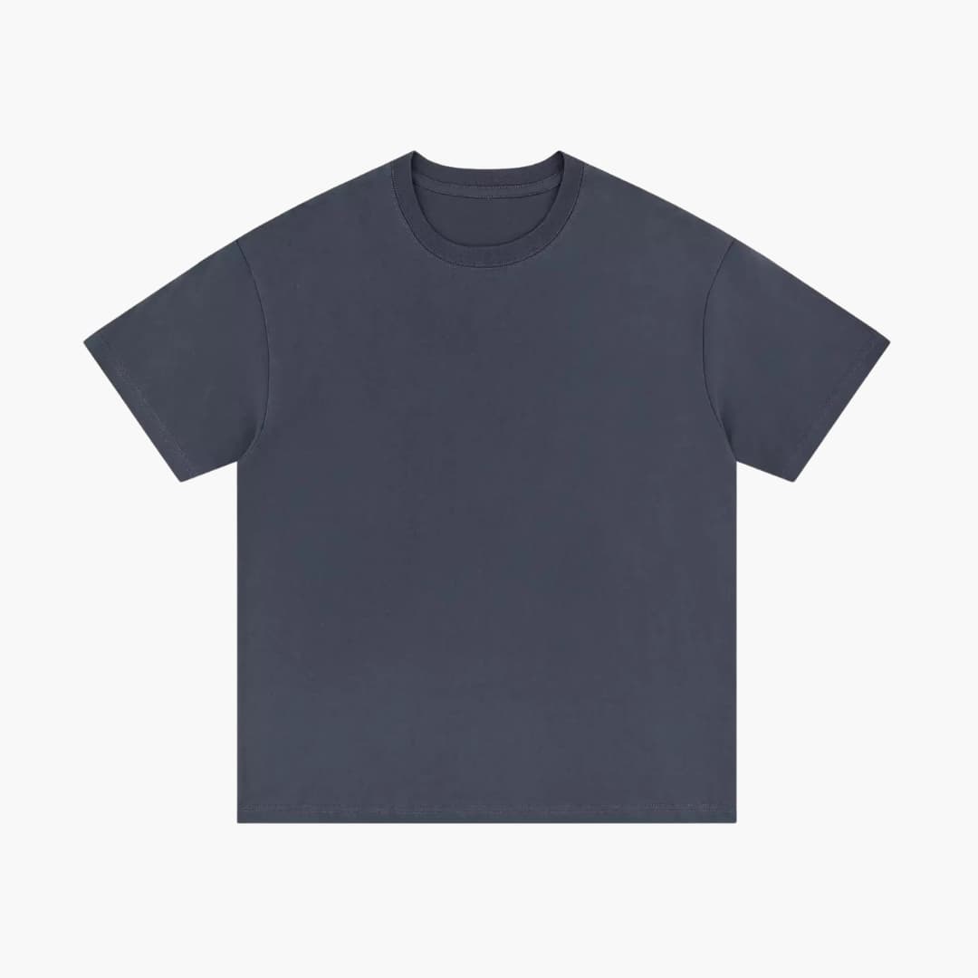 Men's Short Sleeve Crew Neck T-Shirt Oversized Dropped Shoulder - Vonnera