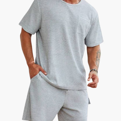 Men's 2-Piece Pocket T-Shirt And Cargo Shorts Set